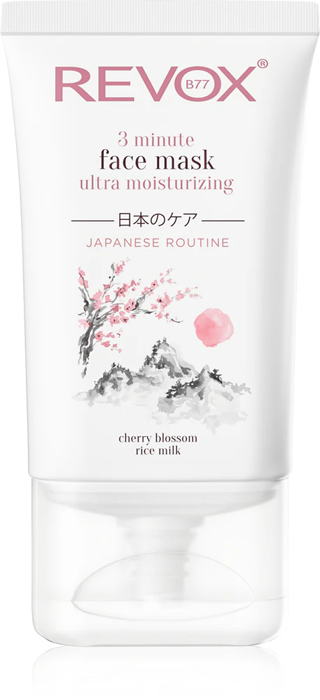Revox B77 Japanese Ritual 3 Minute Face Mask Ultra Moisturizing intensive hydrating mask for the face