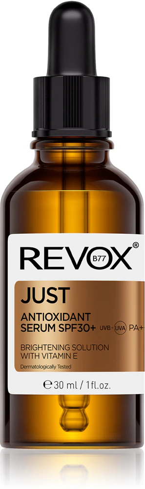 Revox B77 JUST Antioxidant Serum SPF 30+ brightening facial serum SPF 30