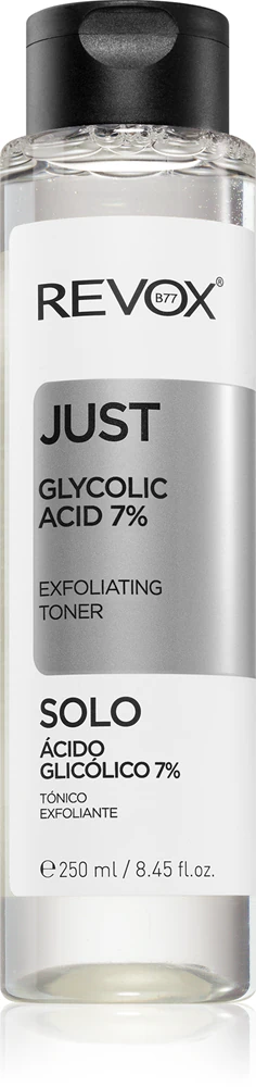 Revox B77 Just Glycolic Acid 7% gentle peeling tonic
