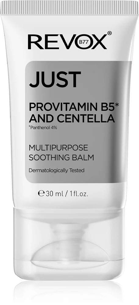 Revox B77 JUST Provitamin B5 and Centella moisturizing balm to soothe the skin