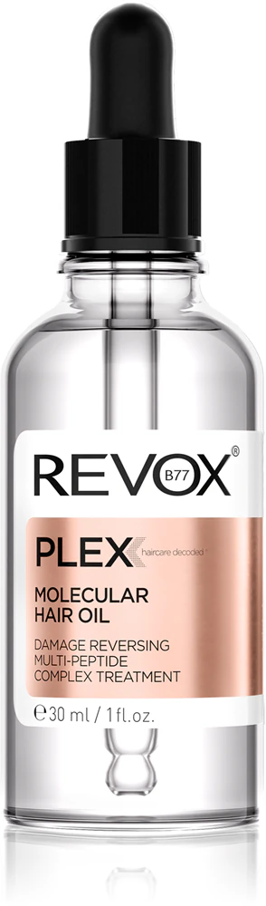Revox B77 PLEX Molecular Hair Oil to strengthen damaged hair