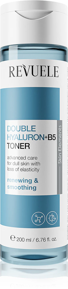 Revuele Double Hyaluron + B5 Toner Moisturizing toner with revitalizing effect