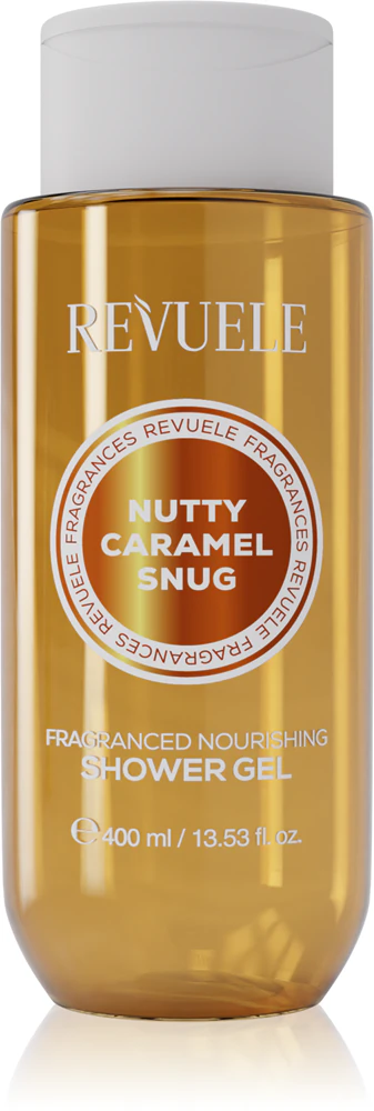 Revuele Nutty Caramel Snug Fragranced Nourishing Shower Gel perfumed shower gel with nourishing effect, 400 ml