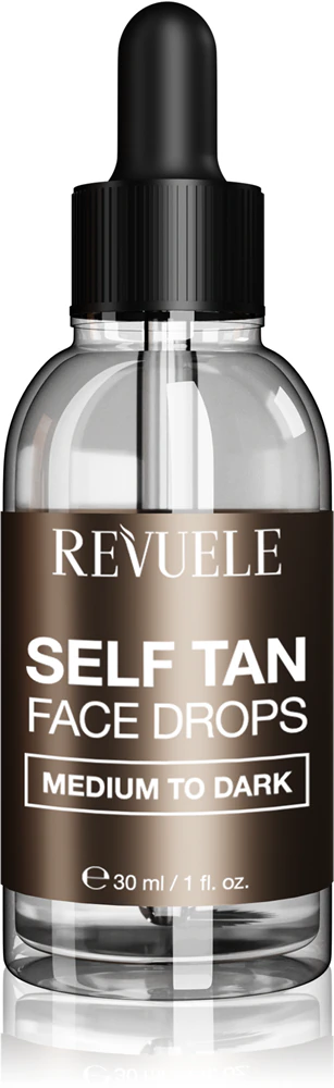 Revuele Paradise Bronze Self Tan Face Drops Self tanning drops for the face Farbton Medium To Dark 30 ml