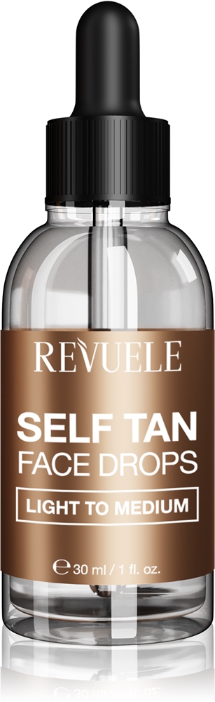 Revuele Paradise Bronze Self Tan Face Drops Self tanning drops for the face