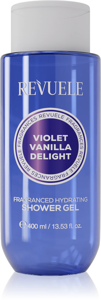 Revuele Violet Vanilla Delight Fragranced Hydrating Shower Gel: Perfumed shower gel with moisturizing effect, 400 ml