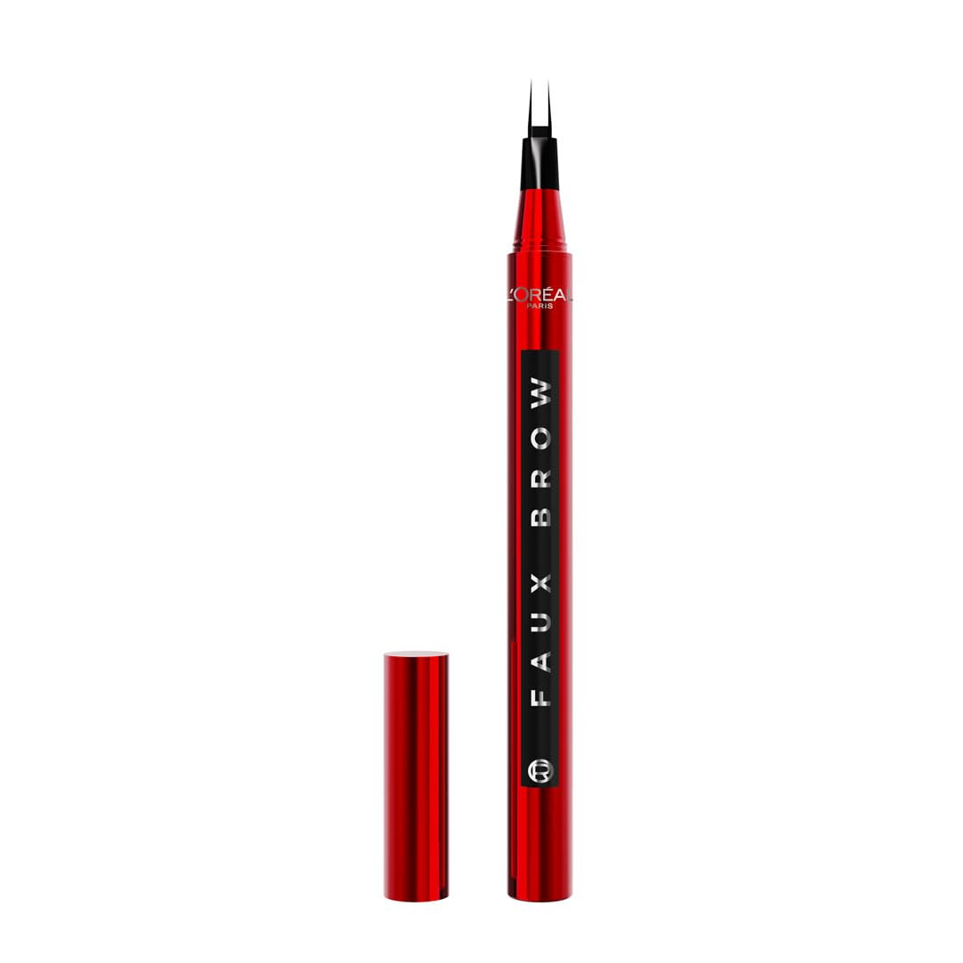 L\'Oréal Paris Infaillible Faux Brow Eyebrow Pencil - Long-Lasting Double Tip Eyebrow Pencil for up to 2 Days Hold, Soft Black, 1 ml