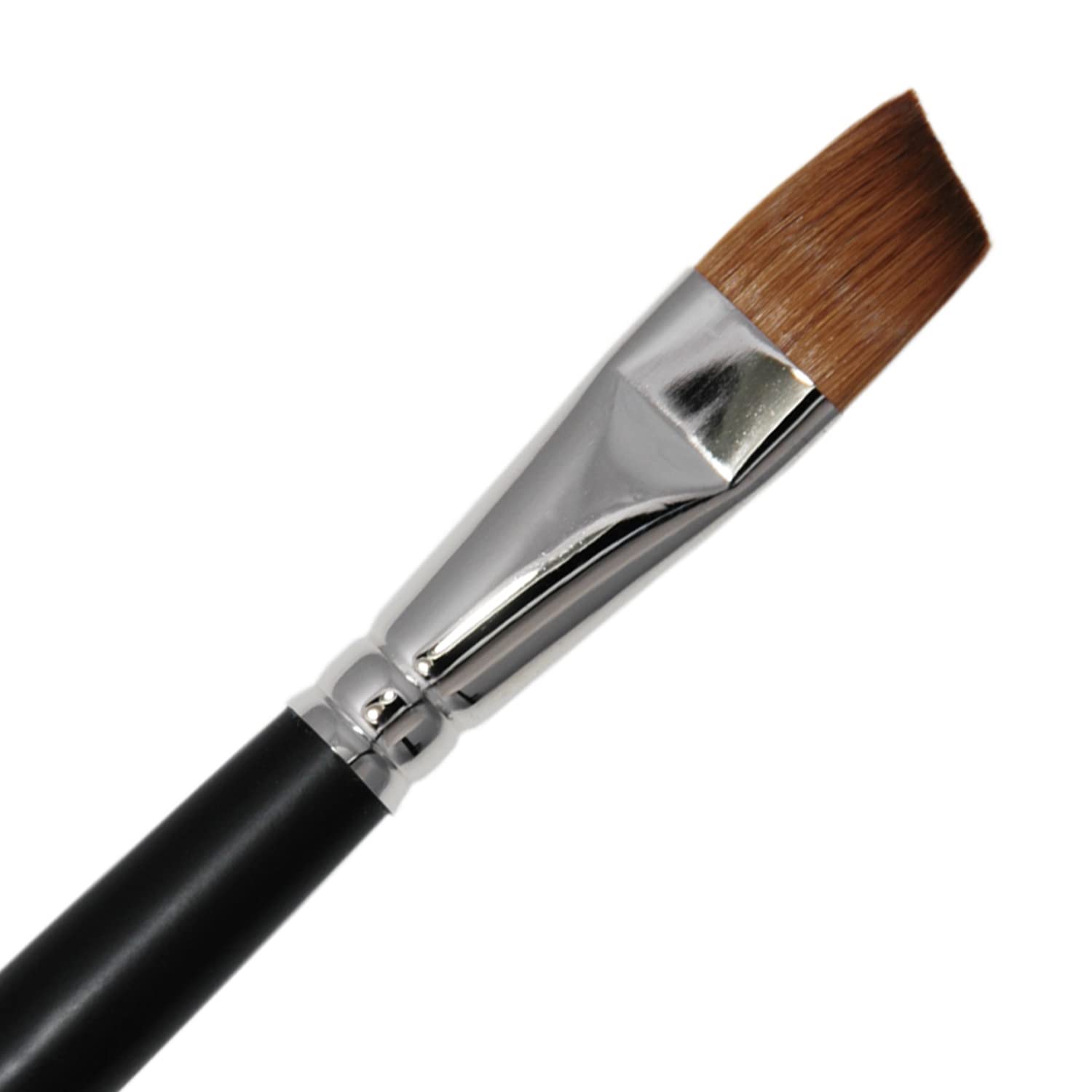 Grimas MS18 Professional Make-Up Brush Angled 18 mm Wide High-Quality Brush Very Elastic Suitable for All Types of Makeup Ideal for Children\'s Makeup, ‎angled