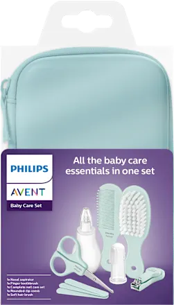 Baby care set, petrol blue, 1 pc.