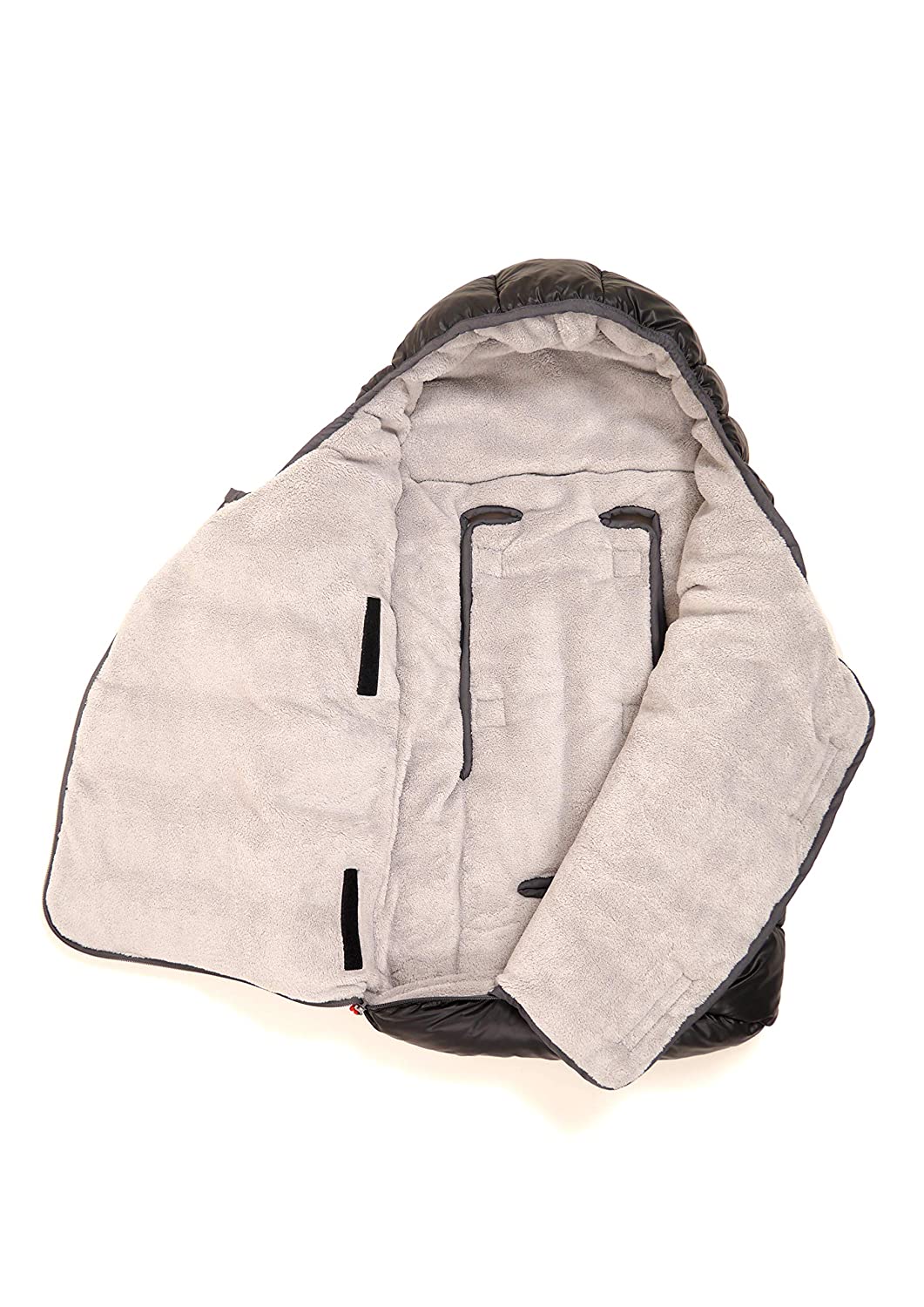 Kaiser Eskimo 65398225 Baby Car Seat Footmuff Black / Light Grey / Black