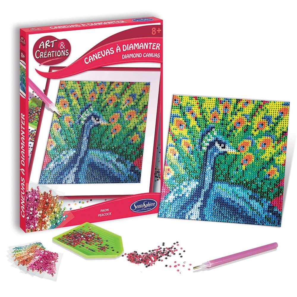 Sentosphere Rhinestone Image Peacock