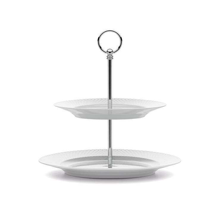 lyngby-porcelan Rhombe Cake Stand Ø 27Cm