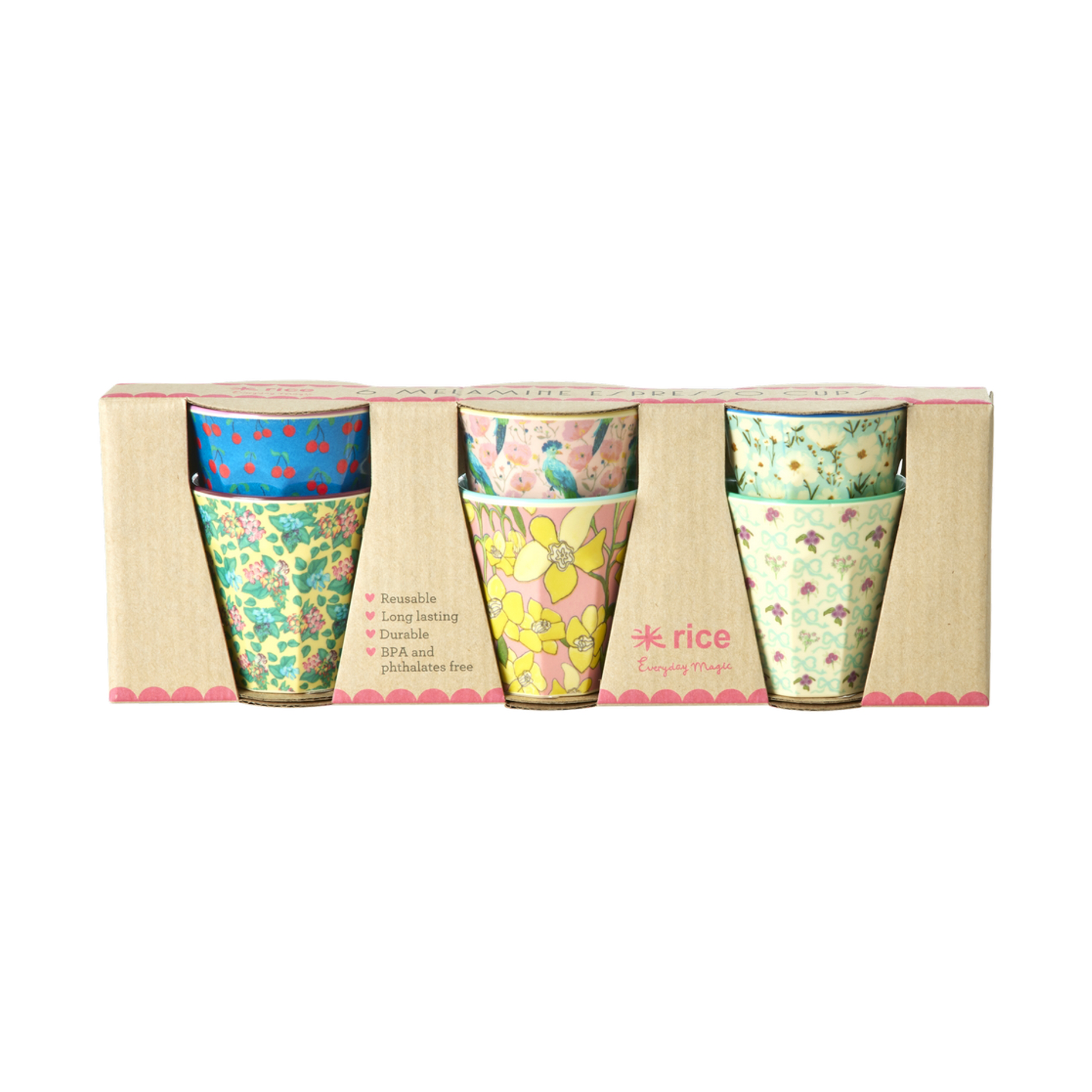 Rice espresso cup melamine 8 cl pack of 6