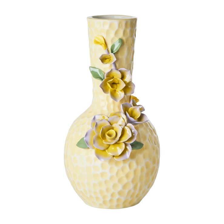 Rice Flower Sculpture Vase 25cm