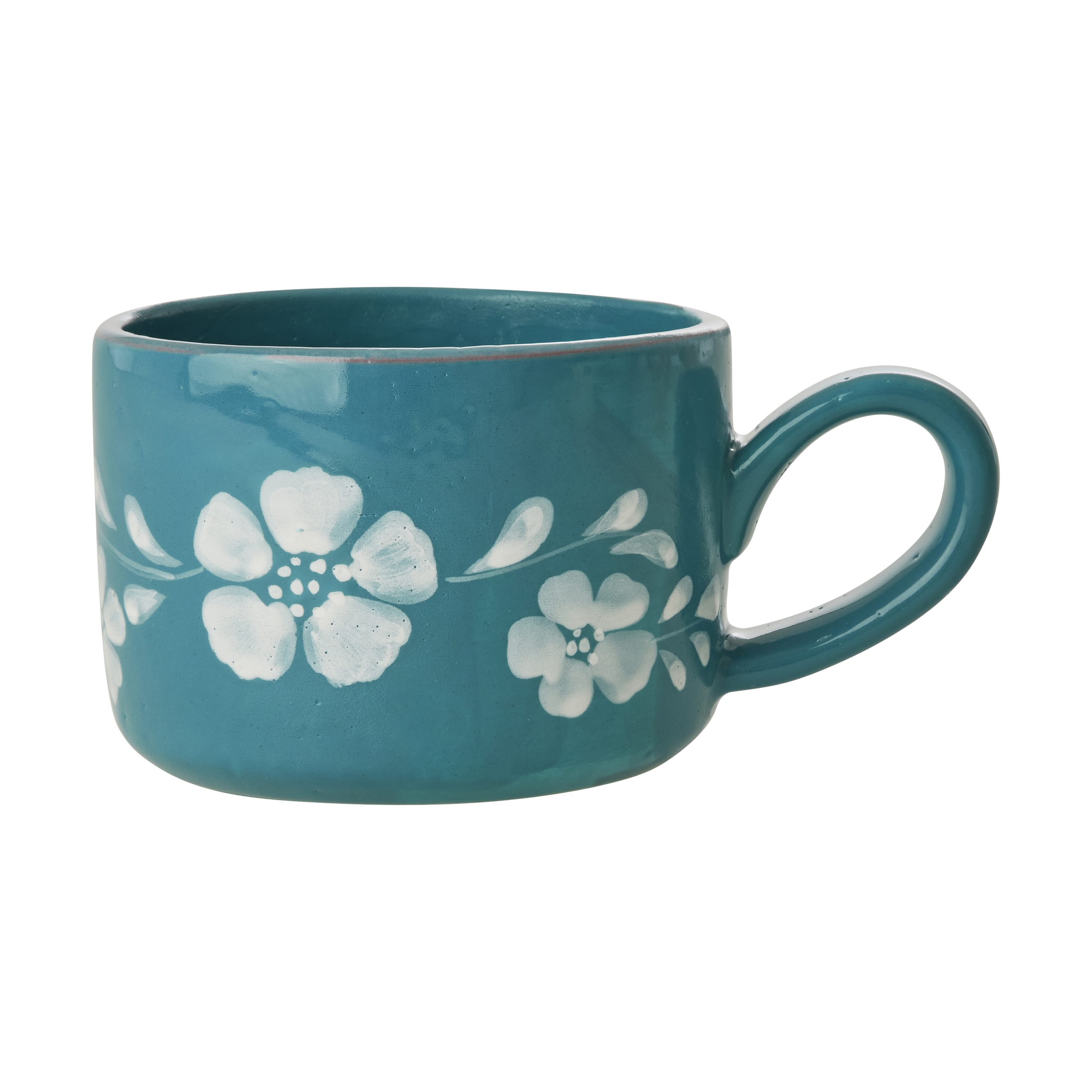 Rice ceramic mug 20 cl, Blue