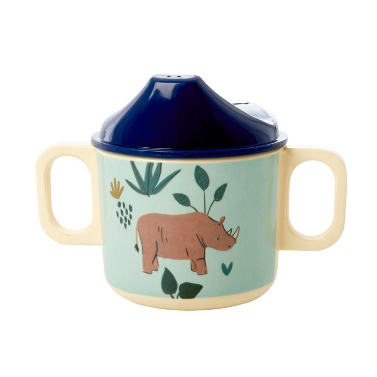 Rice Children Mug With Two Handles Jungle Animals
