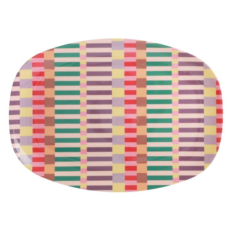 Rice Melamine Plate 22 X 30Cm