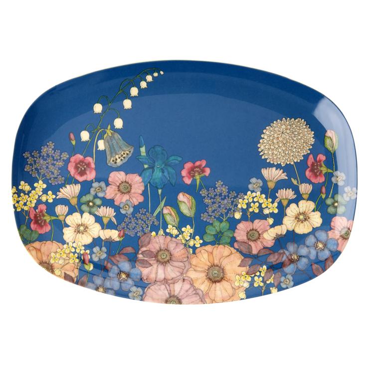 Rice Melamine Plate 22 X 30Cm