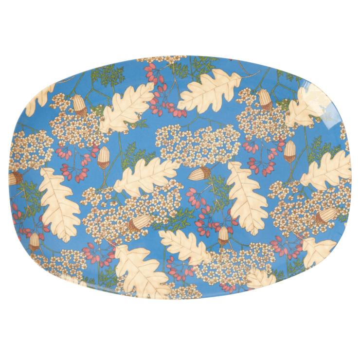 Rice Melamine Plate 22 X 30Cm