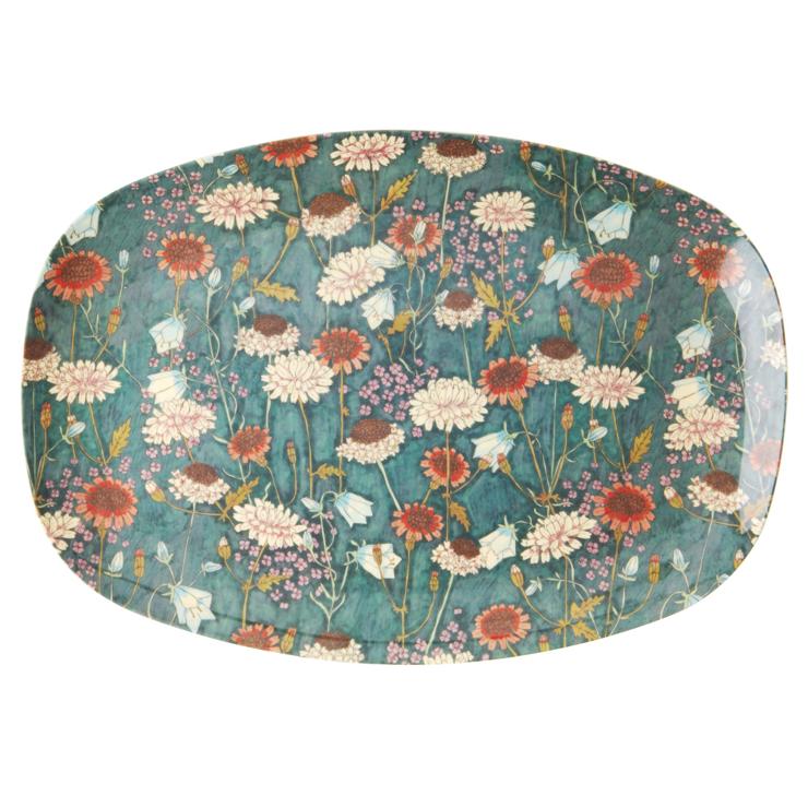 Rice Melamine Plate 22 X 30Cm