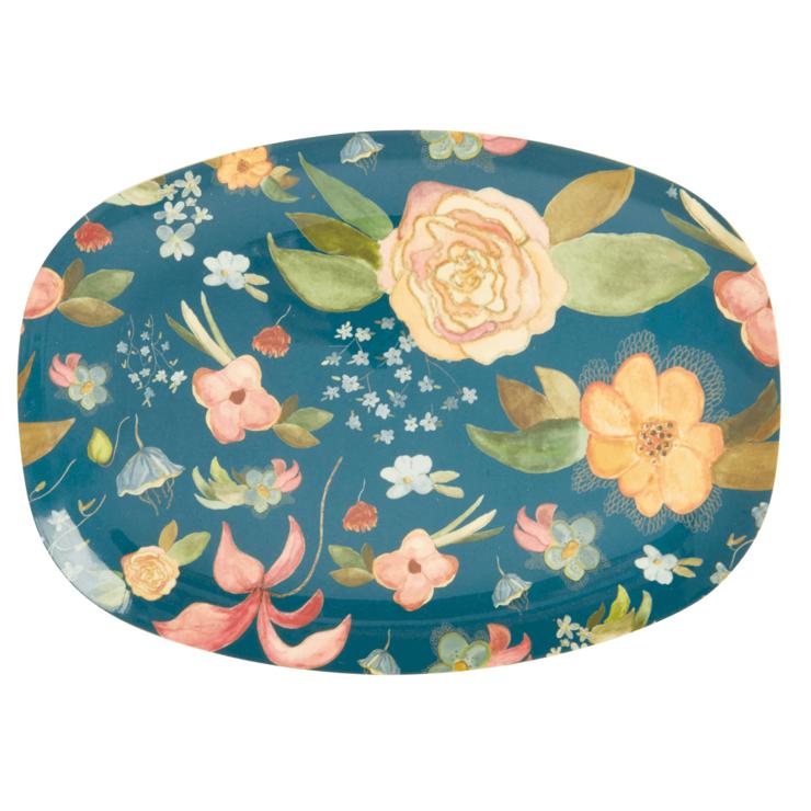 Rice Melamine Plate 22 X 30Cm