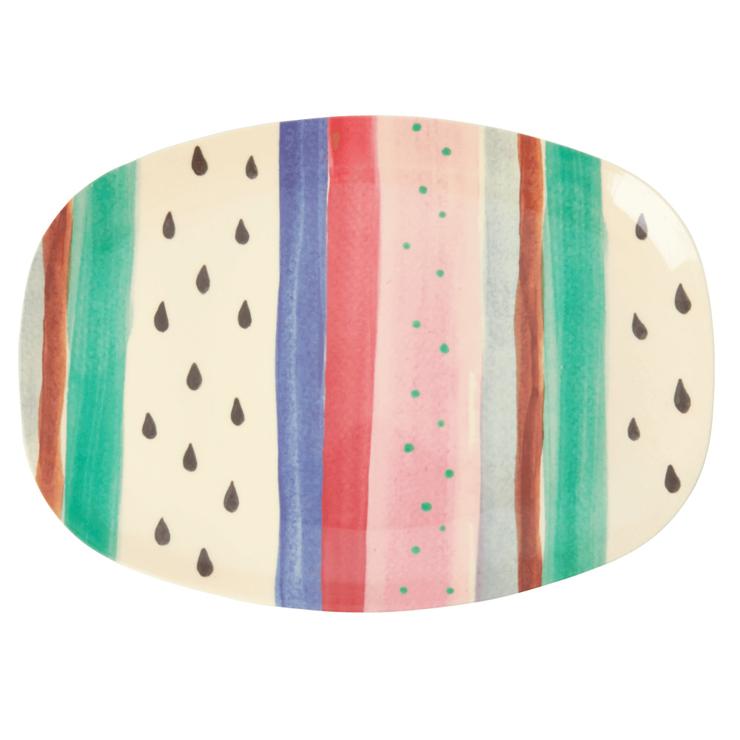 Rice Melamine Plate 22 X 30Cm