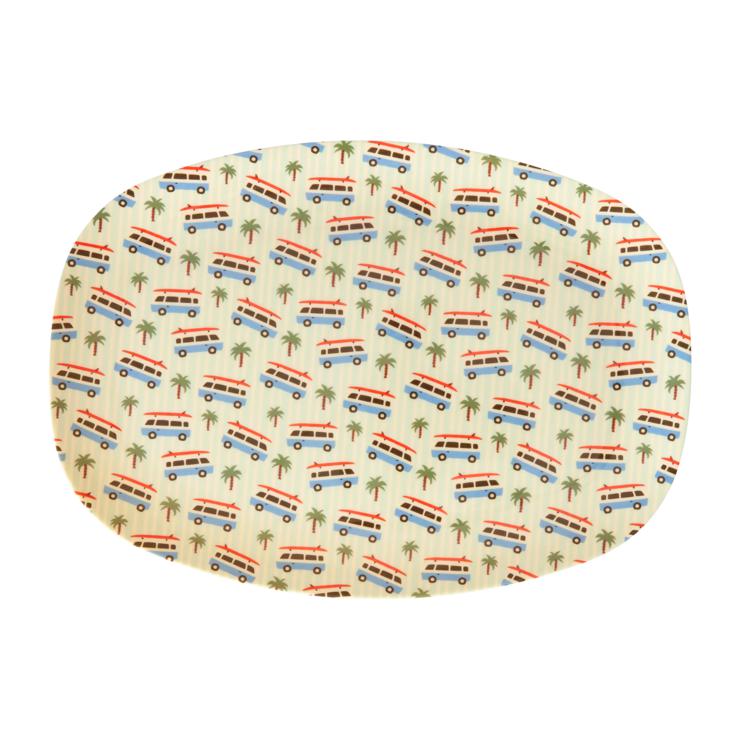 Rice melamine plate 22 x 30cm