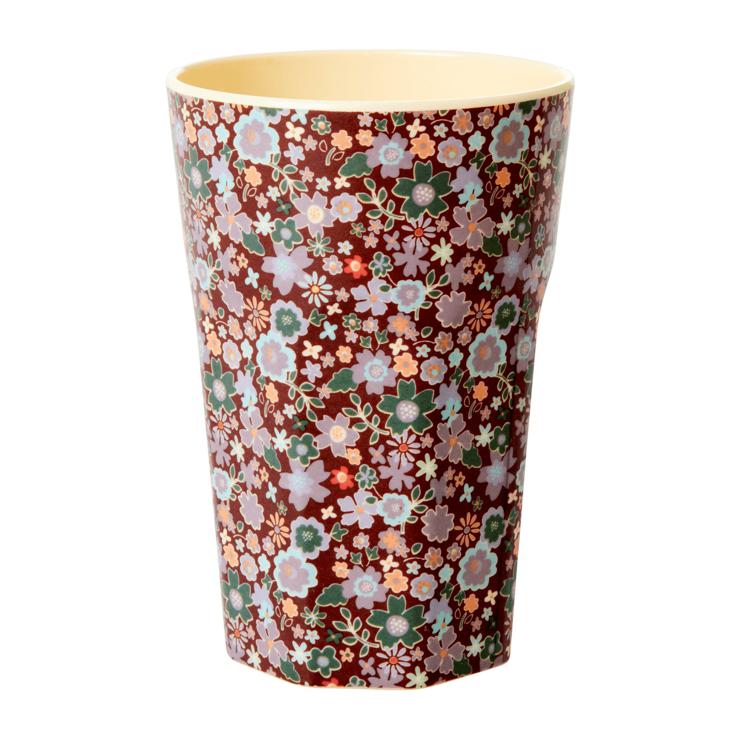 Rice melamine cup tall