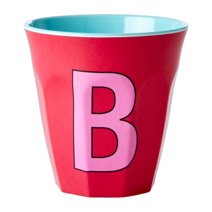 Rice melamine cup medium letter B 30 cl