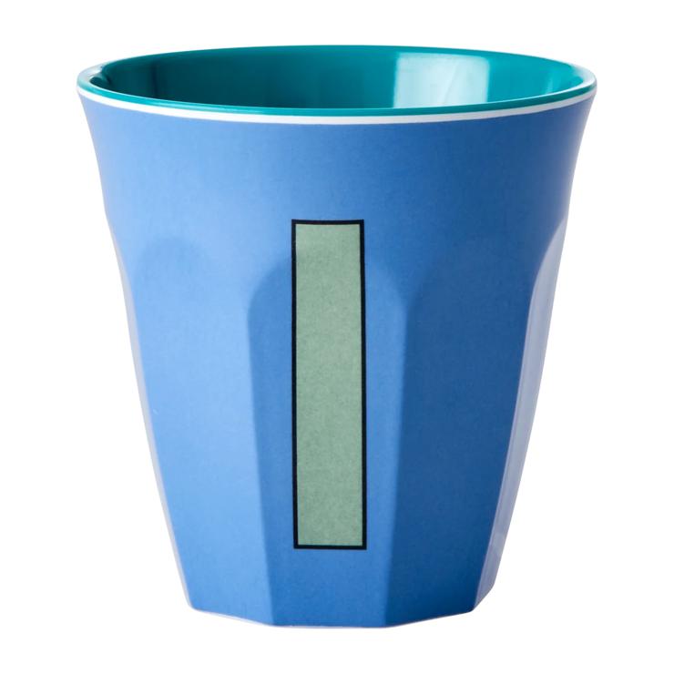 Rice melamine cup medium letter I 30 cl