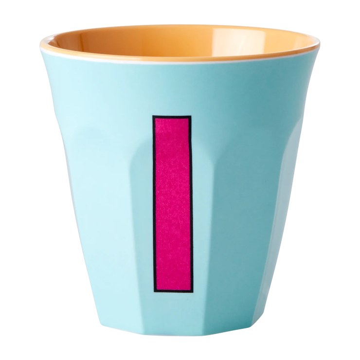Rice melamine cup medium letter I 30 cl