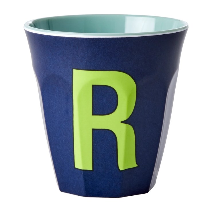 Rice melamine cup medium letter R 30 cl