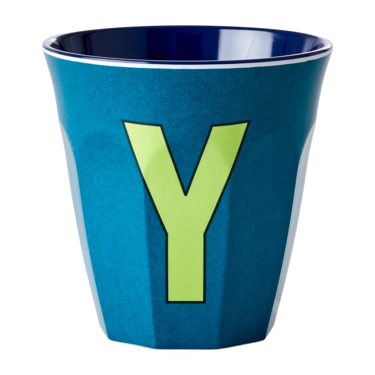 Rice melamine cup medium letter Y 30 cl