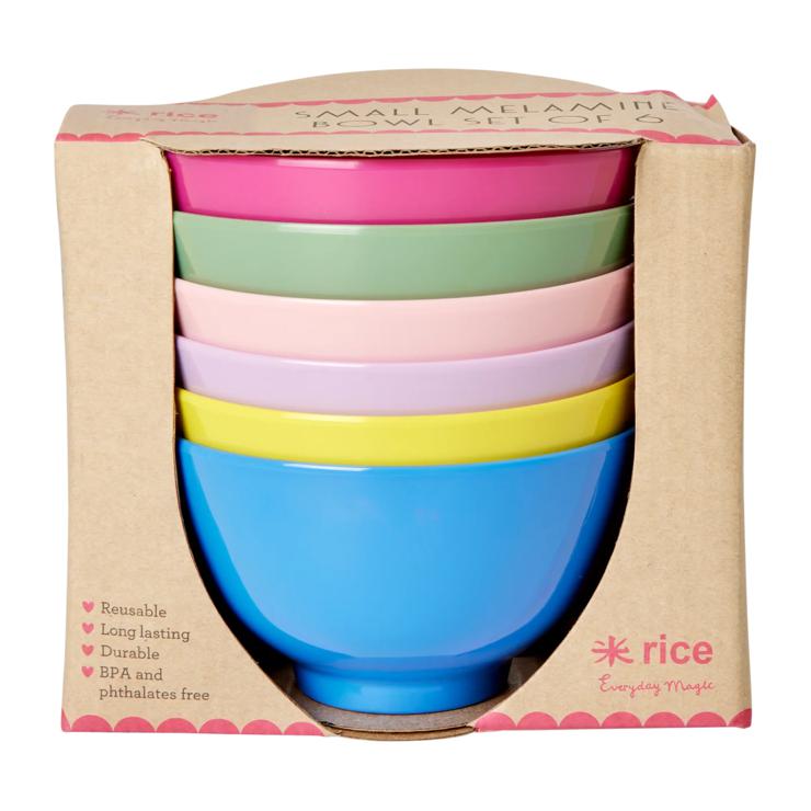 Rice Melamine bowl Small Ø11cm 6 parts