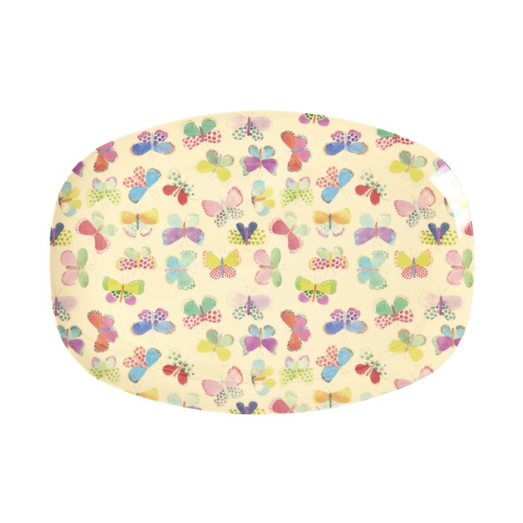 Rice melamine plate 22 x 30cm