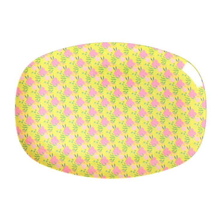 Rice melamine plate 22 x 30cm