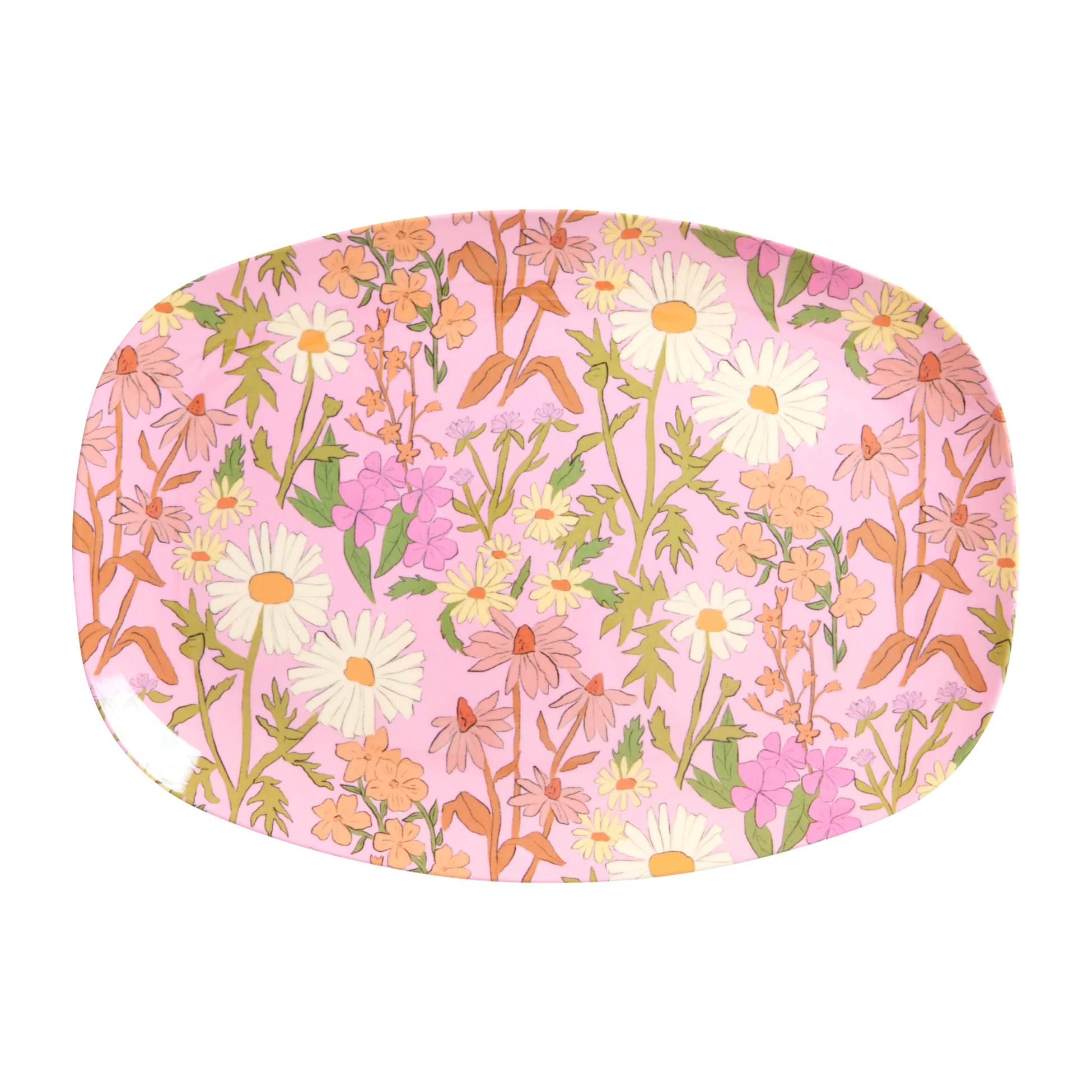 Rice melamine plate 22 x 30cm