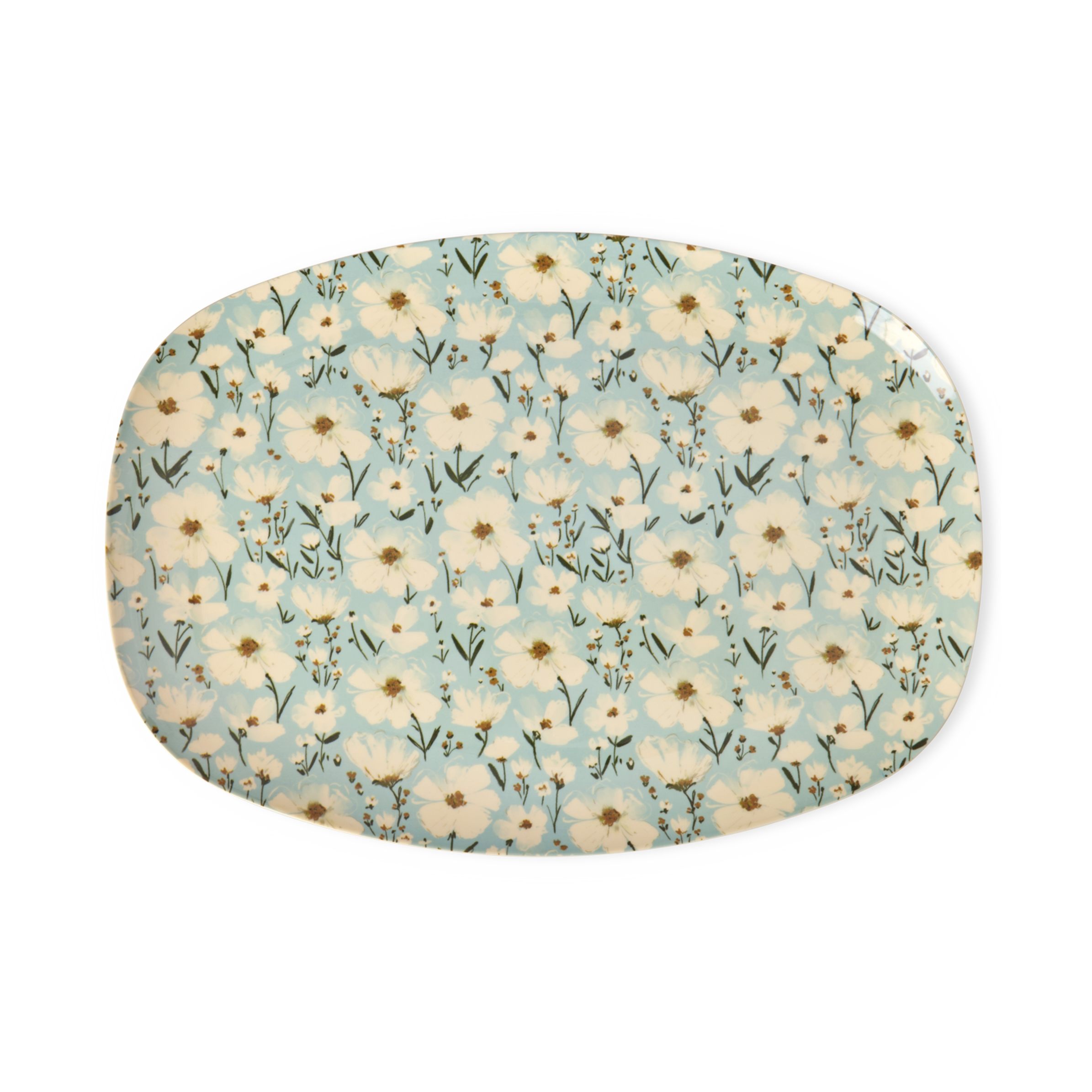 Rice melamine plate 22 x 30cm