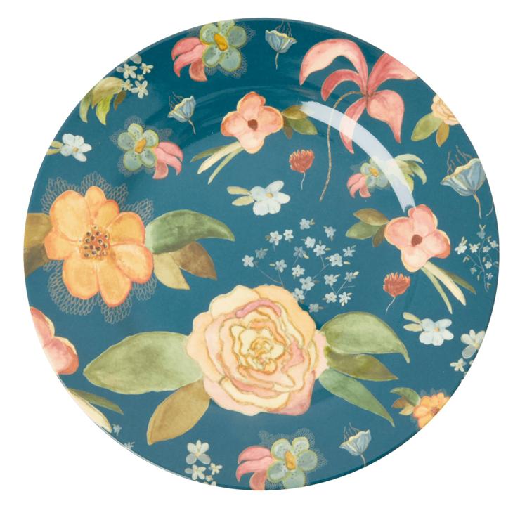 Rice Melamine Dinner Plate 25Cm