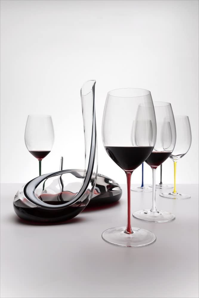 Riedel Fatto A Mano Cabernet Wine Glass, Blue