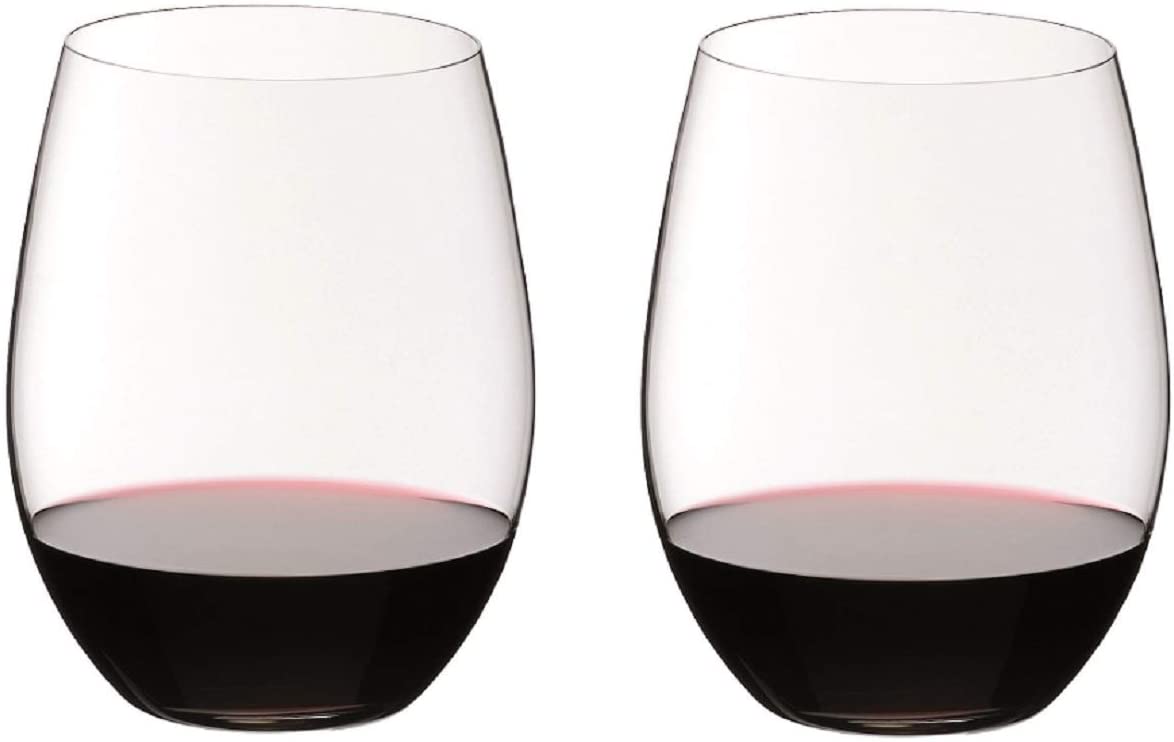 \'Riedel \"O 0414/0 – Cabernet Merlot Red Wine Glass, Crystal Glass – 600 ml – Pack of 2