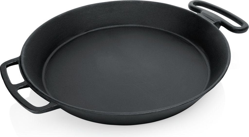 WAS GERMANY Giant frying pan with handles, 65 cm cast iron frying pan