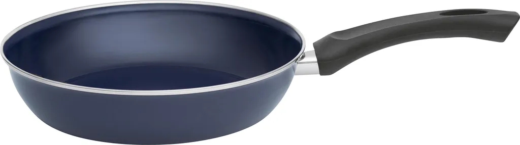 RIESS 0042-012 Enamel frying pan, 24 cm, cobalt blue