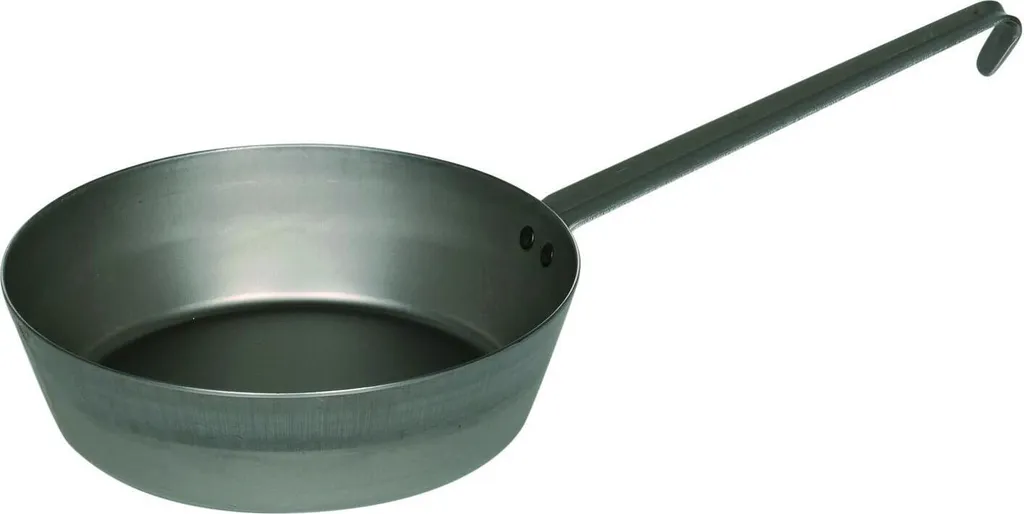 Riess iron frying pan, frying pan, Tirol 24cm, silver