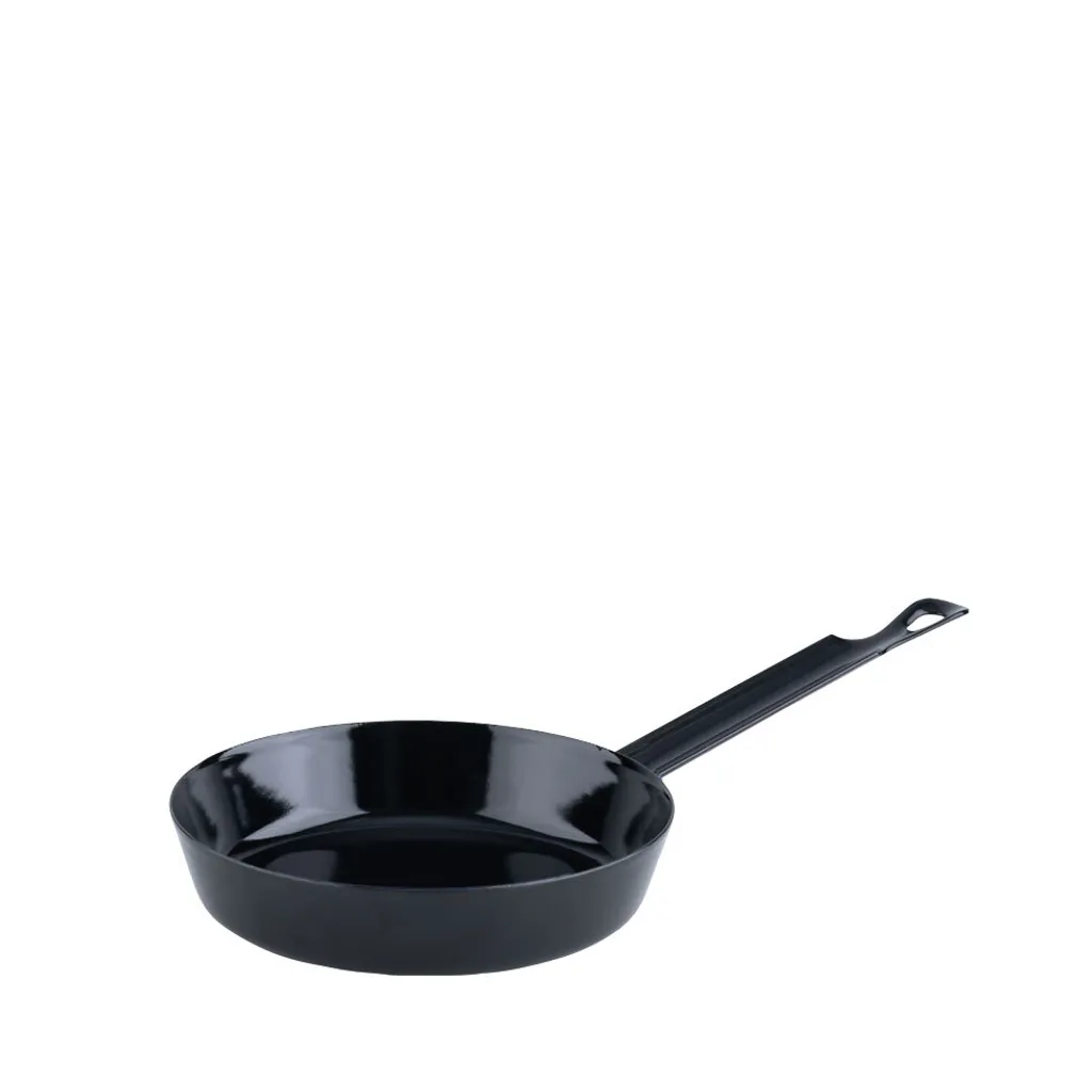 RIESS Mini Enamel Pan 16 cm, black (1 piece)