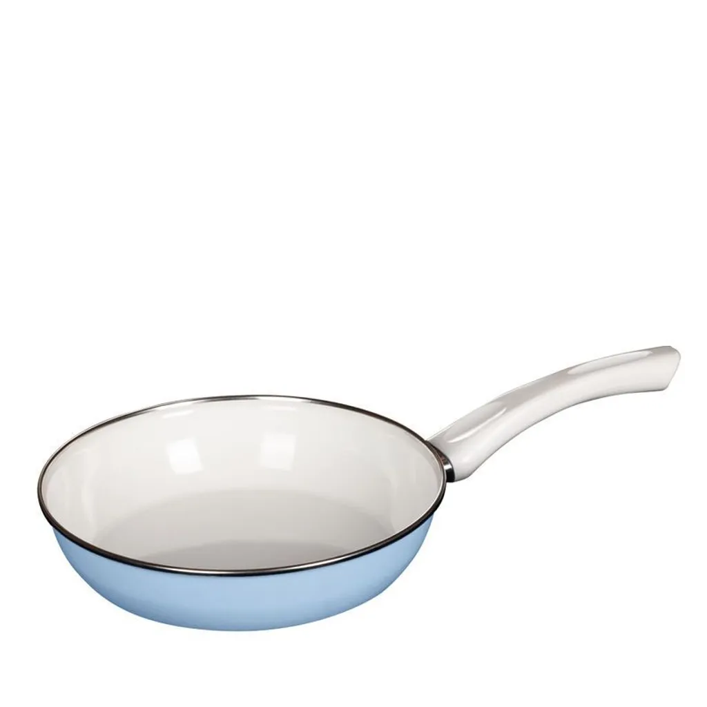 Riess Nouvelle Pan Ceramic Glass Blue Ø24cm Enamel