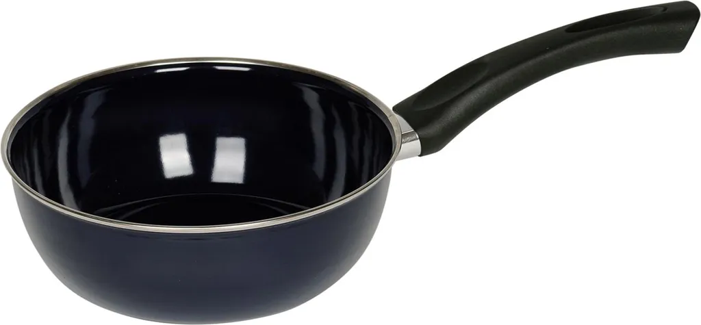 Riess Grandma's Enamel Pan, High Diameter, 20cm, Riess Blue