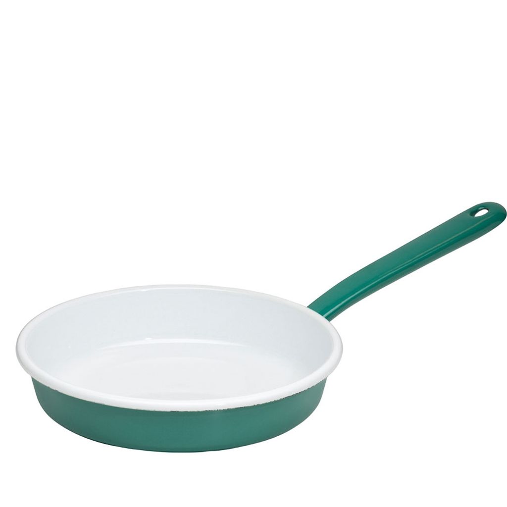 Riess Omelette/Pancake Pan, Dark, Ø20cm, Nature Green Enamel