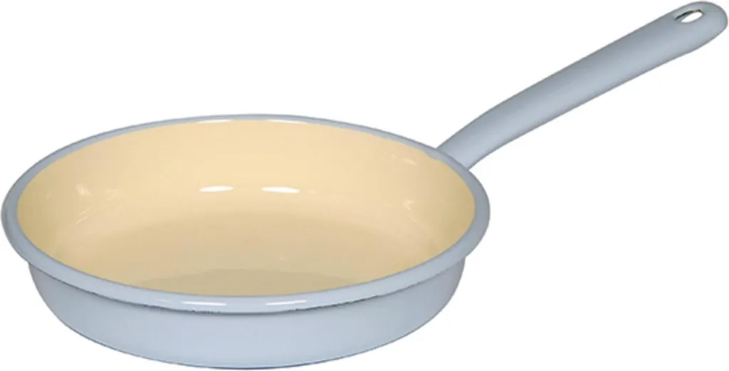Riess Omelette/Pancake Pan Ø20cm Enamel Classic Pastel Blue