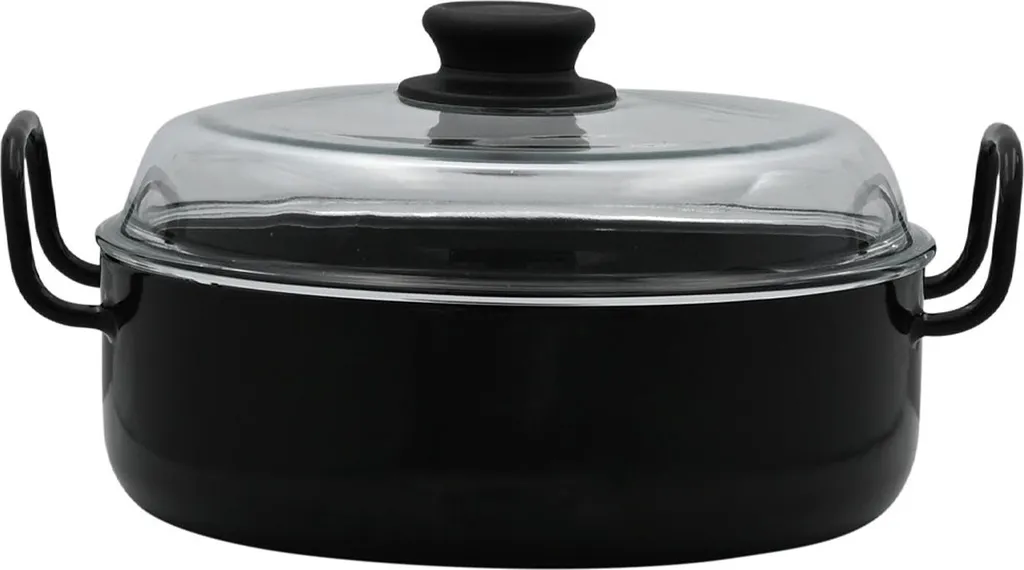RIESS Grandma's braising pan Ø28cm with glass lid, black
